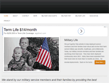 Tablet Screenshot of military4life.com